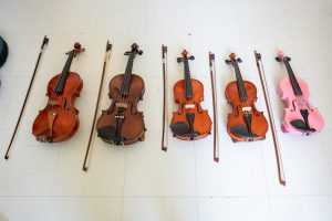 Foto ilustrativa de Violinos